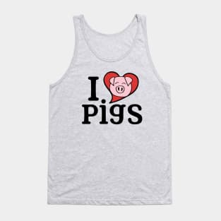 I love pigs Tank Top